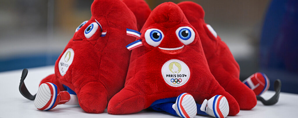 peluches jeux olympiques