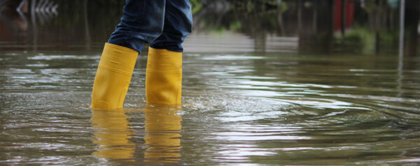 inondation bottes pluie