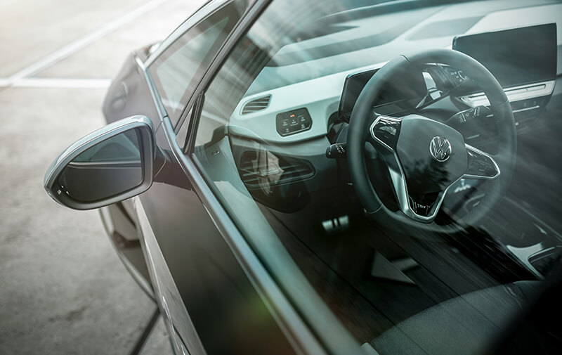 habitacle d'une voiture electrique