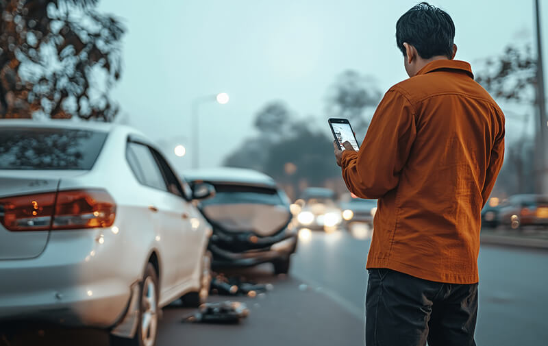 accident voiture assistance smartphone