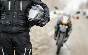 motard moto pluie