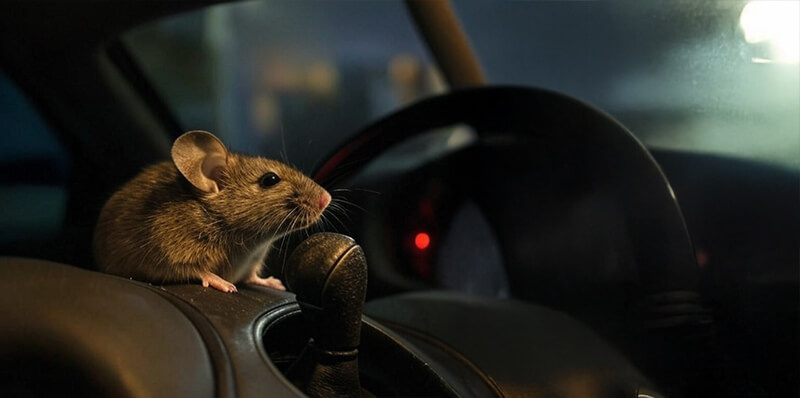 souris habitacle voiture