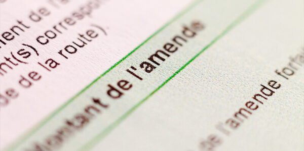 formulaire amende contravention