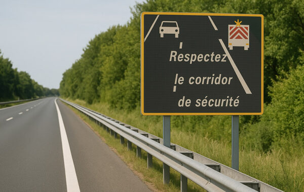 panneau corridor securite