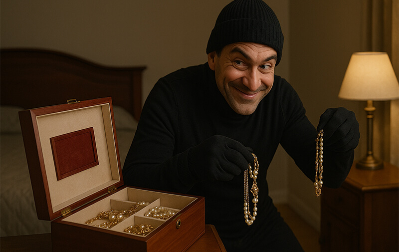 cambrioleur bijoux