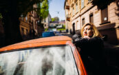 femme voiture