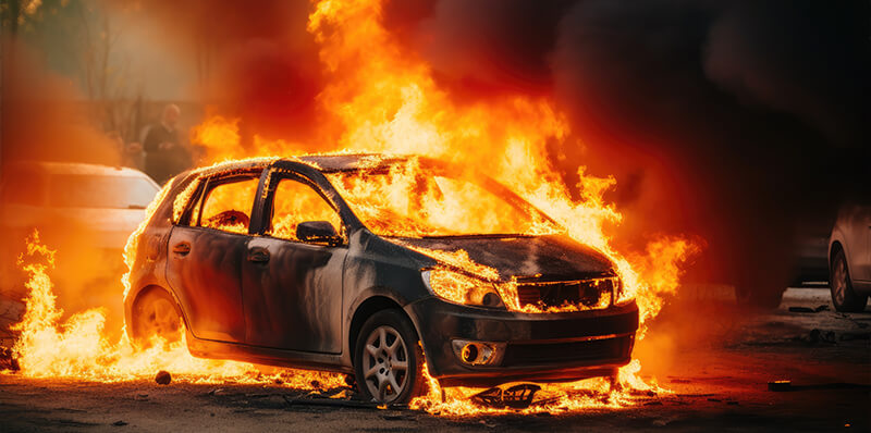 incendie voiture