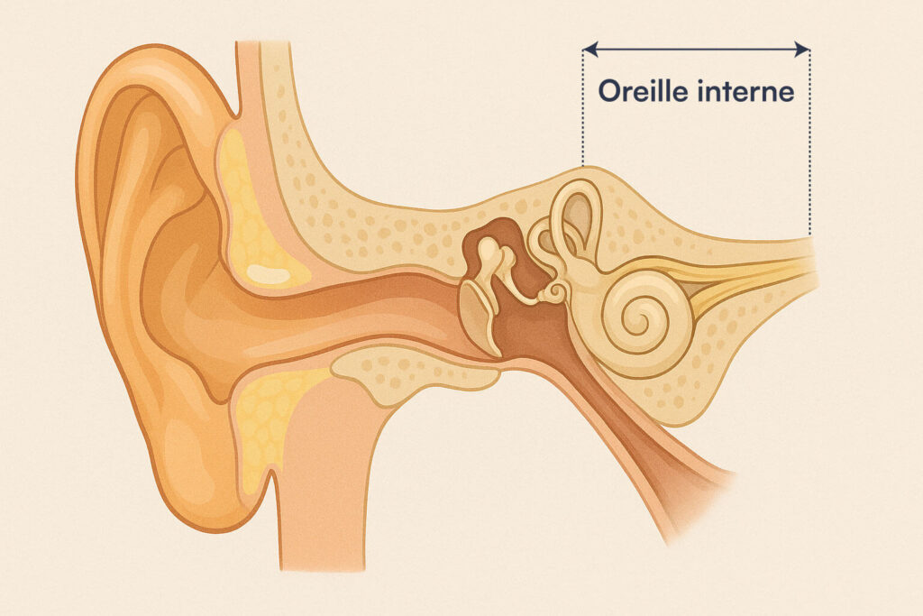 anatome oreille interne