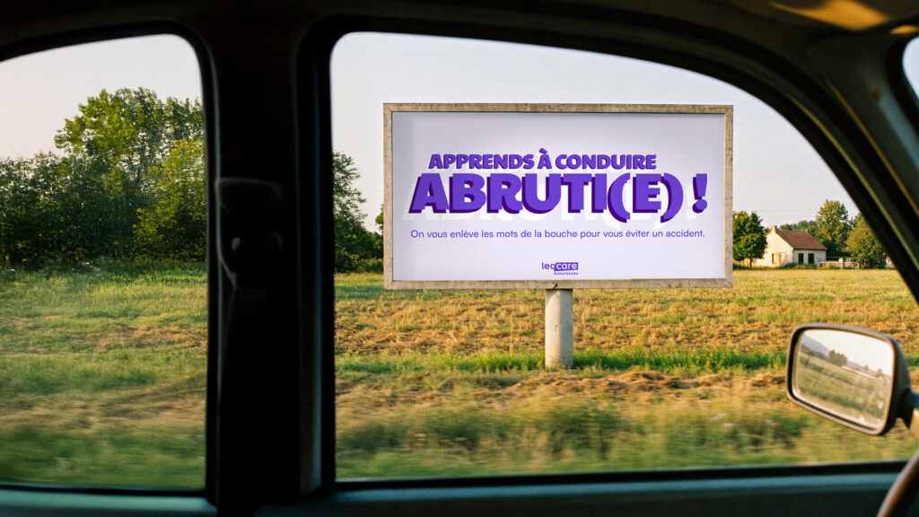 campagne leocare insulte courtoisie volant