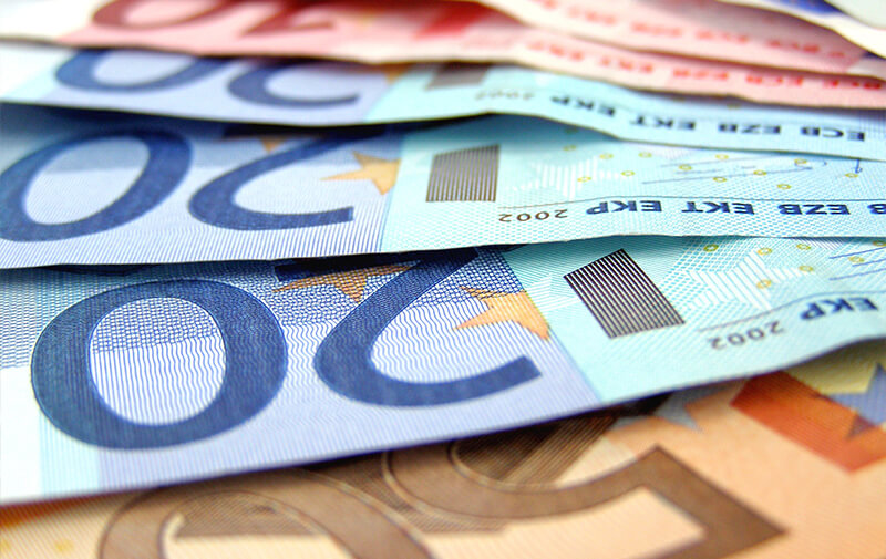 billets euros argent