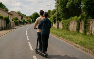 personnes trottinette