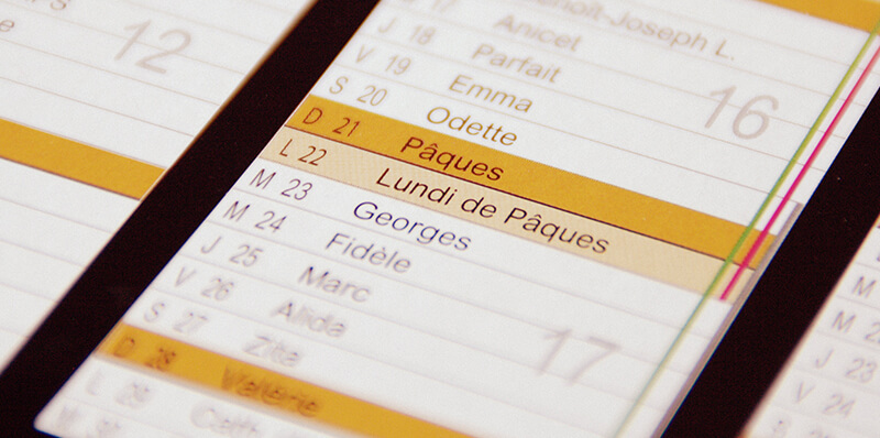 calendrier