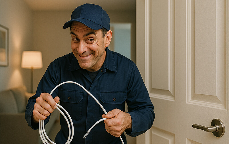 faux installeur fibre