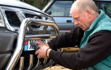 pose plaque immatriculation