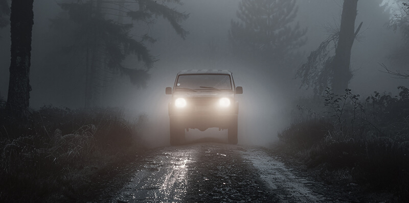 feux croisement voiture