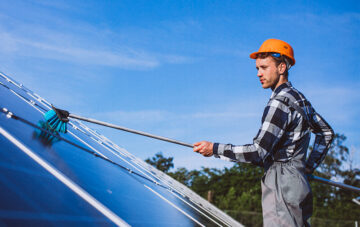 nettoyage panneaux solaires