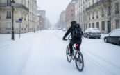 velo route neige
