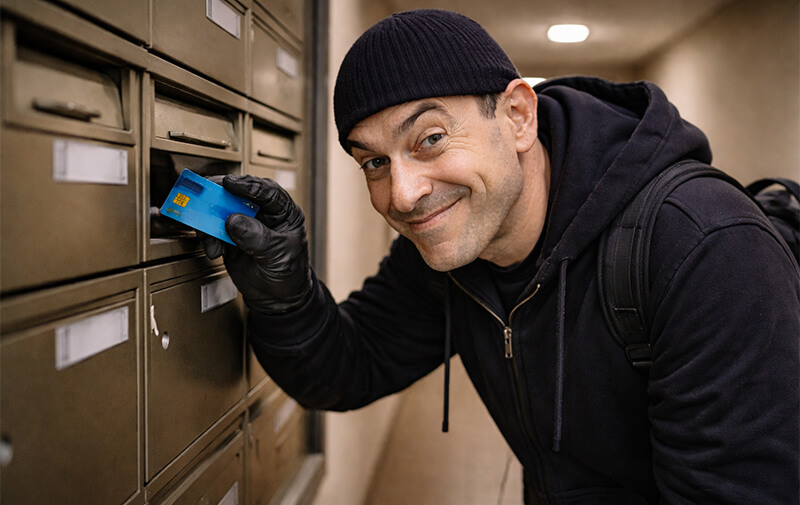 arnaque carte bancaire boite aux lettres