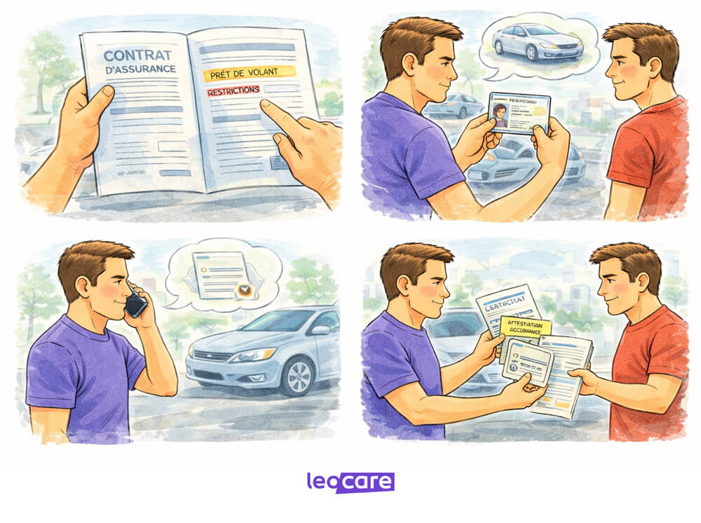 demarches pret voiture