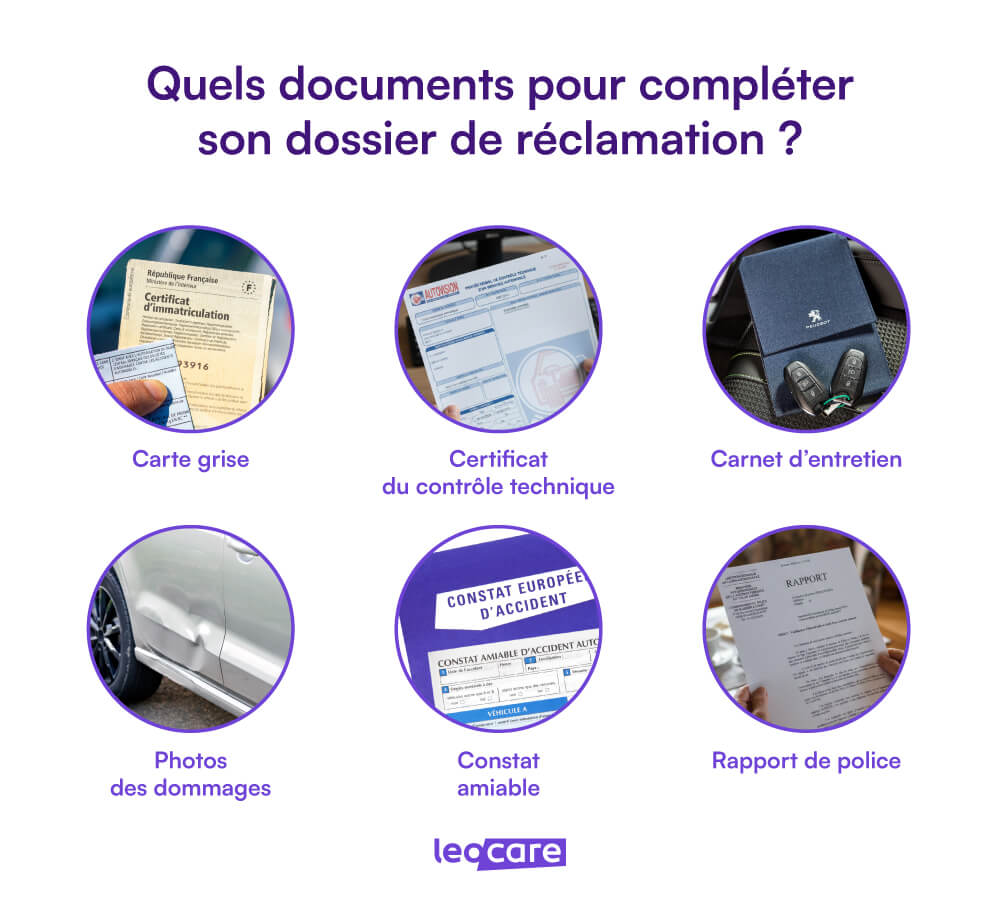 documents dossier reclamation