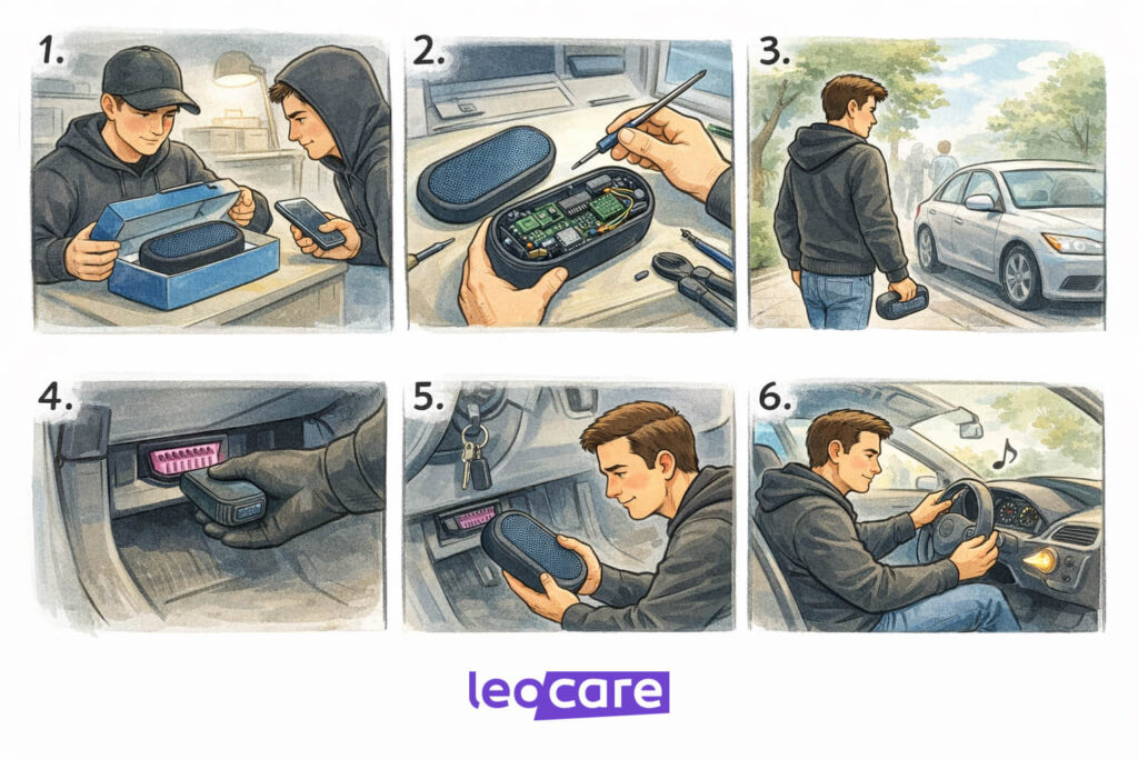 processus vol enceinte bluetooth