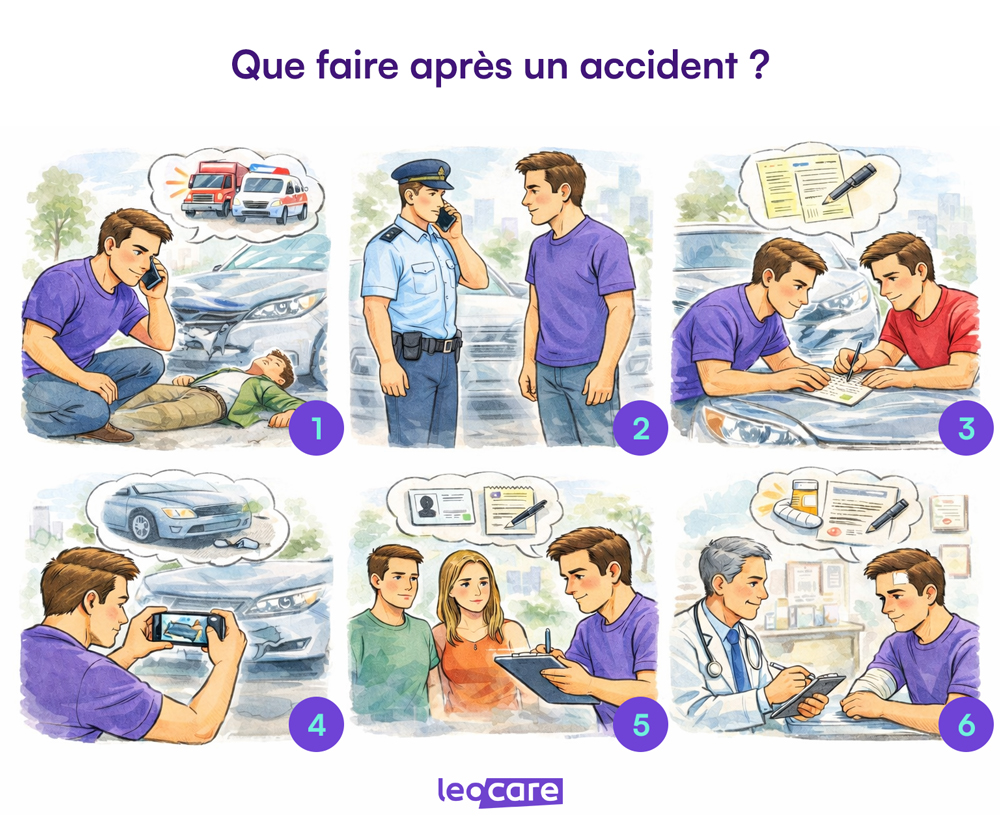 que faire après un accident auto