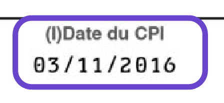 rubrique i carte grise provisoire date cpi