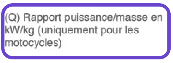 rubrique q carte grise provisoire rapport puissance