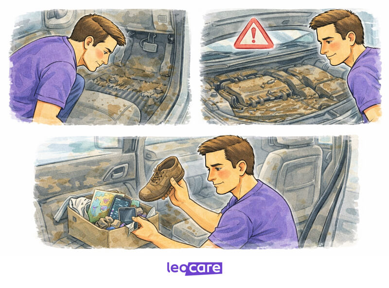 verifications en cas de voiture inondee