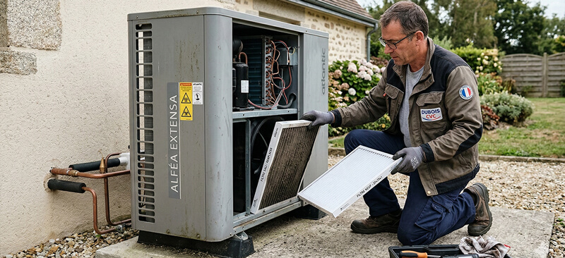 changement filtre pompe a chaleur