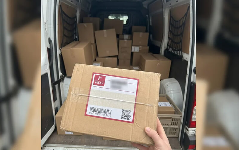 faux colis livreur
