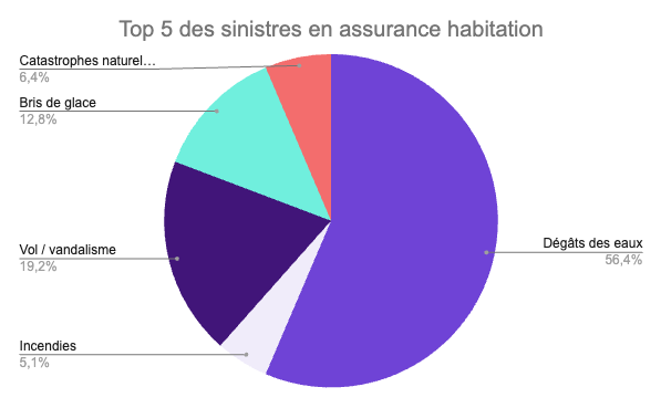 top 5 sinistres assurance habitation