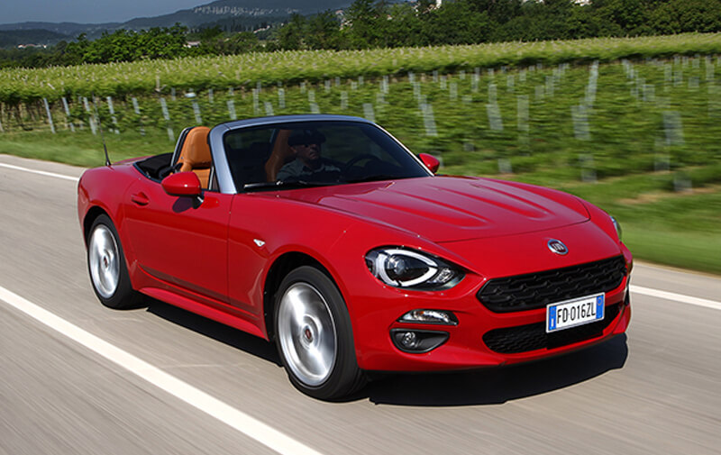 Assurance auto Fiat 124 Spider : formules et tarifs